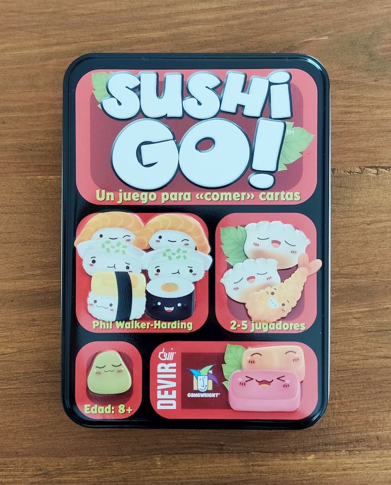 Caja del juego Sushi Go!